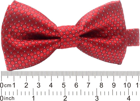 YOY Handcrafted Adorable Pet Bow Ties, 6-Pack Adjustable Neck Tie 10"-17" for Dogs and Cats