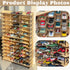 MUOUM 56 1/64 Wood Toy Car Display Rack, Holds Diecast Cars Model Car Display Case Scale Toy Cars Organizer