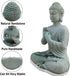 Aquarium Buddha Statue, Japanese Buddha Figurine, Fish Tank Buda Sculpture for Underwater Decoration