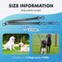 Double Dog Leash – Adjustable Length Long Leash for Training, Reflective Design, Heavy Duty Nylon (Black, Large)