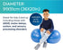 36 20, 350lbs BouncyBand Peanut Shaped Stability Ball x Holds up to Improve Balance and Focus with the Sensory Play