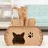 Carlson Cat Camper with Scratching Pad, Includes One Cat Door, Three Paw Windows, and One Scratching Pad