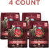 (Pack 4) 3.8 lb. Purina ONE Natural High Protein Dry Dog Food Dry True Instinct with Real Beef and Salmon With Bone