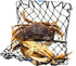 AirFly Foldable Crabjaw Trap with Bait Clip - Redesigned Rectangle Castable Crab Hawk Pot/Ring for Dungeness and Blue