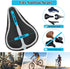 Gel Bike Seat Cover Padded Bicycle Saddle Covers for Women & Men, Most Comfortable Soft Cushion Cover for Spin Indoor