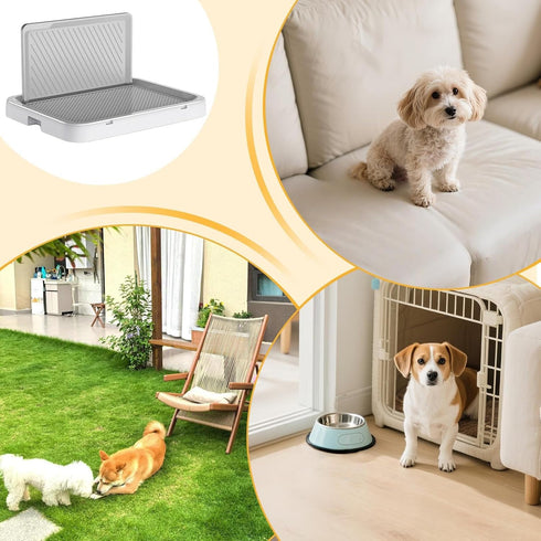 Generic Toilet Training Tray, Non Slip Anti Splash Leakproof Puppy Pee Pad, Indoor Outdoor Dog Potty Solution, for Home