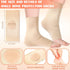 Geyoga 2 Pairs Ice Skating Socks for Women, Tendon Heel Ankle Protector Padded Guards Ankle Sleeve Pad