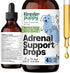 Adrenal Drops for Dogs, Wellbeing with Ashwagandha Liquid Drops, Herbal Energy Support - 4 oz