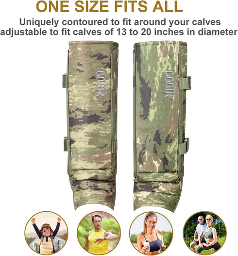 QOGIR Snake Gaiters for Hunting - Durable Snake Guards for Men & Women, Bite Protection for Lower Legs