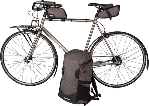 Two Wheel Gear Commute Top Tube Frame Bag - 1 L, Water Resistant Gas Tank Style Bike Bag