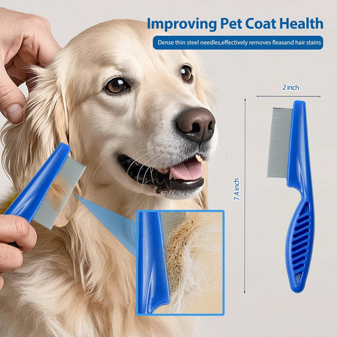 5 Set NVNAN Piece Dog Grooming Brush with Grooming Gloves, Deshedding Comb & Massage Bath Brush | Dog Shampoo Brush