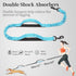 iYoShop Hands Free Dog Leash with Zipper Pouch, Dual Padded Handles and Durable Bungee for Walking, Jogging and Running