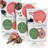 Pack Snout and Shell Hermit Crab Food Variety Fruity Breakfast, Bugs & Blooms, and Organic Worm Castings High-Protein