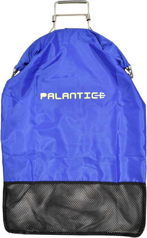 Scuba Choice Palantic Blue Lobster Fish Catch Gear - Nylon Game Bag Net with Squeeze Open Handle