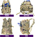 Outdoor Fishing Tackle Backpack, Shoulder Bag with Ample Storage Space for Fishing, Hiking, Camping Gear and Equipment