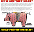 TUFFY MEGA Ring - World's Tuffest Soft Dog Toy - Squeakers, Multiple Layers, Durable, Strong & Tough, Machine Washable