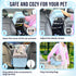 9 lbs, SlowTon Console Dog Car Seat - Portable Center Dog Car Seat for Small Dogs up to Washable Pet Carseat with Soft