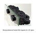 Magnetic Reef Coral Frag Rack with Strong N52 Magnets for 1/2" Glass (Black)