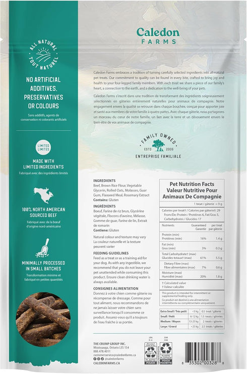 Pack Sticks,680G/24OZ Caledon Farms Value Chewy Beef