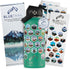 BlueTrail National Parks Water Bottle with Stickers