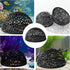 Hubaltuye 2 PCS Shrimp Hideout Black, Shrimp Cave Tunnel, Shrimp Hides for Aquarium Small Fish Habitat, Durable Hollow
