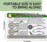 Fly Fishing Knot Cards - Waterproof Guide to 14 Essential Knots, Includes Mini Carabiner