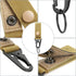 FRTKK Tactical Molle Key Ring Gear Key Keeper, Nylon Belt Keychain Molle Webbing Clip Buckle for Bags