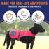 Dog Reflective Vest, Hi-Vis Fluorescent Visibility for Pet Safety On/Off Leash, Urban & Rural Areas (Pink, X-Small)