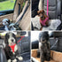 2 Packs Dog Cat Safety Seat Belt Strap, Adjustable Nylon Fabric Restraints for Vehicle Seatbelts