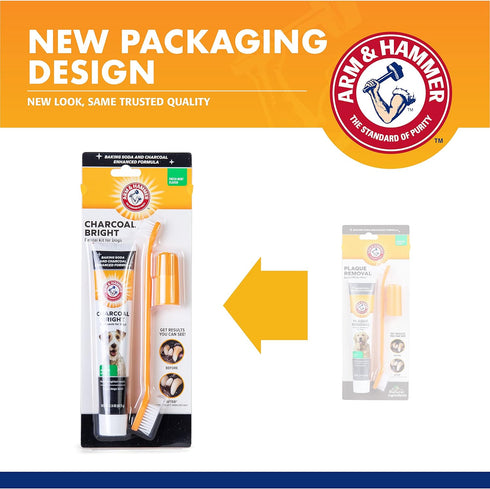 Hammer Hammer Arm & for Pets Dog Dental Care Fresh Breath Kit | Includes Arm & Baking Soda Dog Toothpaste and Dog