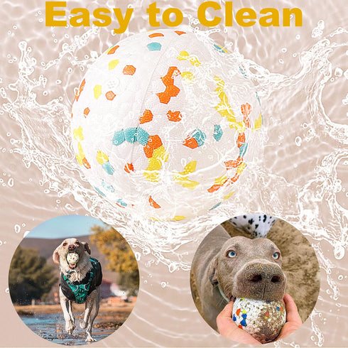 Dog Balls, Indestructible Toy Ball for Aggressive Chewers, Durable Interactive Ball for Training (2.5in, 1pcs)