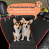 Hammock Hammock Petloox Dog Car Seat Cover for Back Seat, Waterproof for Car, SUV & Truck, Non-Slip Backseat Cover
