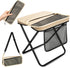 OrbitShell XL Portable Chairs for Adults, 14.2" Tall & Wide Knee-Friendly Folding Stool