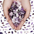 Amethyst Crystal Chips Bulk, Polished Tumbled Aquarium Gravel Rocks with Pink Quartz Bracelets