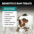 Northwest Naturals Raw Rewards Freeze-Dried Chicken Neck Treats for Dogs and Cats, 4 Oz, Healthy, Human Grade