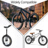 RUTU 20 inch Bike Tube, 20x1.50/1.75/1.95/2.10/2.125/2.40/2.50/3.0/3.5/4.0 with Tire Levers 2 Pack