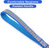Pawtitas 6 FT Blue Padded Dog Leash with Comfortable Neoprene Handle - Medium Reflective for Large Dogs and Puppies