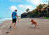 SuperChewy Tough Floating Dog Water Toy, Strong Natural Rubber Fetch Toy for Pool Swimming, Durable Training Toy