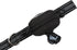 Dog Poop Bag Holder with Leash Attachment, Black - Includes 1 Roll of Poop Bags, Lightweight Fabric Dispenser