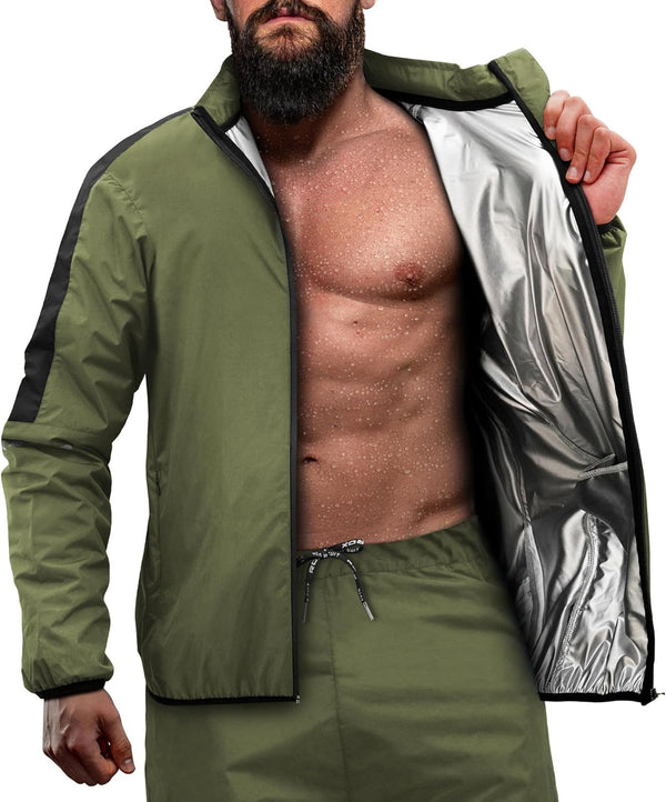 RDX Sauna Suit Full Body Heat Sweat Suit, Reach Oeko TEX 100