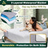 Paw Buddies Waterproof Blanket, Queen Size Intimacy Blanket for Adults, Ultra-Soft Noiseless Mattress Protector