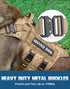Tactical Dog Harness - PETNANNY Service Dog Vest for Large Breed, MOLLE Vest with Handle for Walking, Hiking, Training