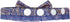 Blueberry Pet Gold Print Lucky Clouds Cat Collar - Breakaway Lace Choker in Blue with Bow Tie
