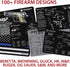 TekMat Thin Blue Line Punisher Gun Cleaning Mat, Black