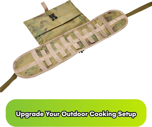 Grippi Hanging Camping Utensil Organizer - Compact Waterproof Tableware Storage Bag for Outdoor Cooking - Set of 1 -