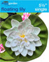 Floating Lily - 5 ½” Diameter Plastic Plant, Pond/Aquarium Decoration