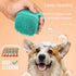 2pcs Dog Brush and Cat Brush - Self-cleaning Slicker Brush and Silicone Dog Bath Brush - Pet Hair Removal Tool for Long