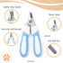 Pet Nail Clippers with Safety Guard, Heavy-Duty Design for Dogs and Cats, Includes Nail Files for Precise Trimming