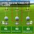 Golf Green Reader, 2 Pack, Golf Ball Marker with High Precision Horizontal Bubble, Gift for Men