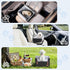 Akinerri Dog Car Seat for Small Dogs, Puppy Seat with Memory Foam Cushion and Safety Buckles, Pet Booster Car Seats